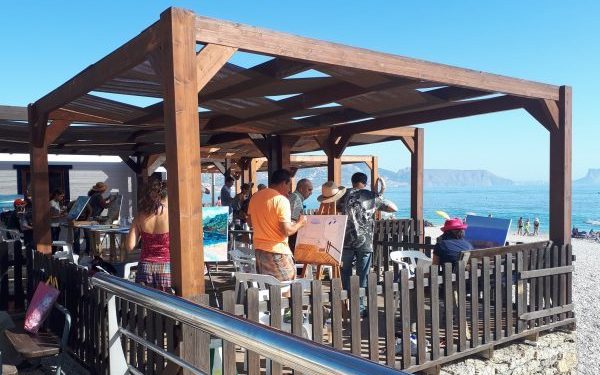 Painting on the Beach